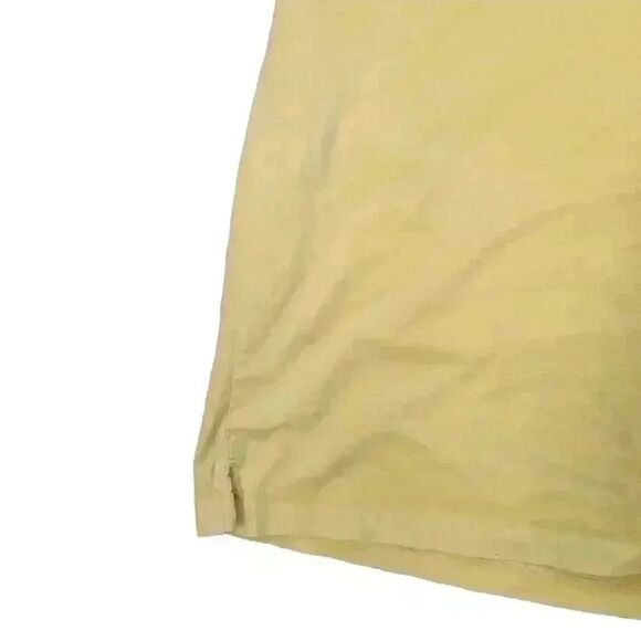 Woolrich Men's Mustard Gold Yellow Cotton Short Sleeve Polo Shirt - Picture 7 of 12